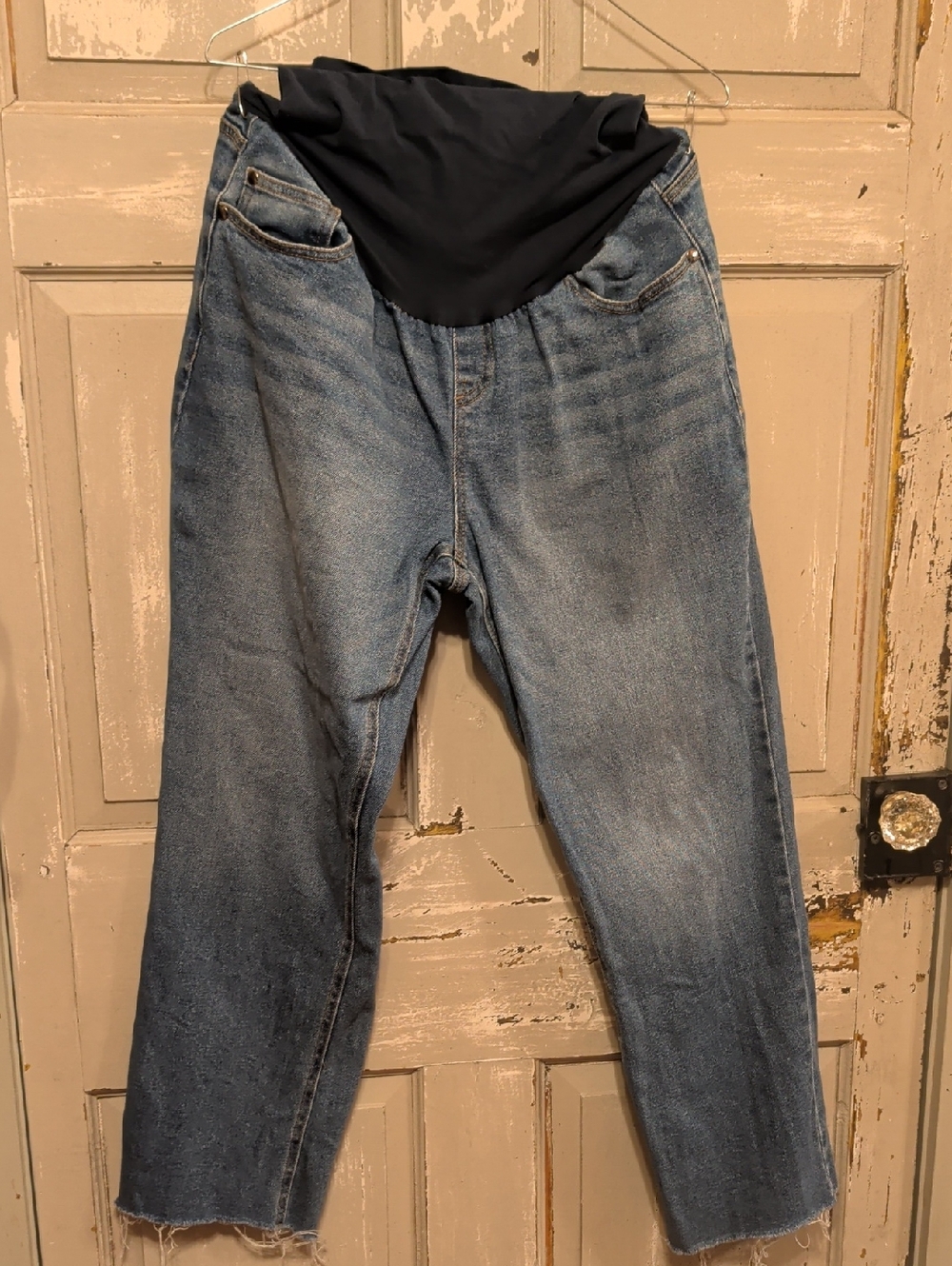 Motherhood Jeans W/ Secret Fit Belly, Medium Wash, XL